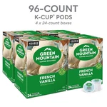 Green Mountain Coffee Roasters French Vanilla, Light Roast, K-cup Pods, 96 Count. Fixed Price $45.99.