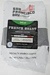 San Francisco Bay Coffee, Decaf French Ground Dark Roast, 1.75LBS. Fixed Price $35.99.