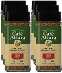 Cafe Altura Freeze Dried Instant Organic Coffee, 3.53 Oz Jar (pack 6). Fixed Price $79.75.