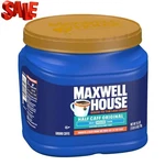 Maxwell House Half Caff Ground Coffee, 25.6 Oz. Canister. Fixed Price $20.99.