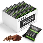 Colonial Coffee 80 Count Arabica Donut Shop Medium Roast Packets For 12 Cups. Fixed Price $241.99.