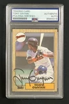 Tony Gwynn San Diego Padres 1987 Topps Baseball #530 Signed Auto Psa/dna Slab. Fixed Price $199.00.