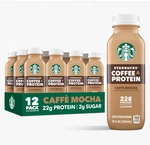 Starbucks Coffee & Protein, Caffe Mocha, 12 Fl Oz Bottles, Pack, 22G Prote.... Fixed Price $40.40.