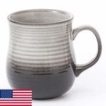 Hytyskar 21 Oz Large Ceramic Coffee Mugs Handmade Pottery Grey Black. Fixed Price $28.34.