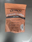 Dolce Organic Instant Coffee 14 Oz Arabica Beans BB:10/27. Fixed Price $28.79.