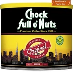 New Chock Full O'nuts Original Medium Roast Ground Coffee - 26OZ. Fixed Price $18.95.