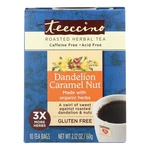 Teeccino Organic Herbal Coffee Dandelion Caramel Nut Tea Bag 10 Ct Case 6. Fixed Price $53.33.