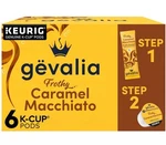 Caramel Macchiato Espresso K-cup Coffee Pods & Froth Packets, 6 Ct Box. Fixed Price $26.95.