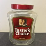Nestle Taster Choice Coffee Glass Jar 4OZ Freeze Dried Vintage Tea Cup. Fixed Price $19.00.