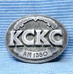 Kckc Am 1350 Radio Promo Belt Buckle San Bernardino Western Scroll Vtg CD.TYC298. Fixed Price $39.99.