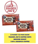 Packs Trader Joes Coffee Medium Roast 12 Cups 5.08 Oz Each. Fixed Price $19.95.