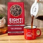 Eight O'clock Medium Roast Whole Bean Coffee, 100% Colombian Peaks All Oz.. Fixed Price $63.95.