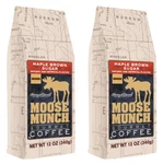 Moose Munch By Harry & David, Maple Brown Sugar Ground Coffee, 2/12 Oz Bags. Fixed Price $24.00.
