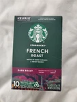 Starbucks French Roast Keurig K-cup Pods 10 Ct Dark Coffee. Fixed Price $9.00.