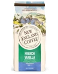 New England Decaf French Vanilla, Medium Roast Ground Coffee, 10 Oz Bag. Fixed Price $13.99.