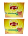 Lipton 100% Natural Decaf Tea (2 BOXES/144 Bags) Black & Orange Pekoe. Fixed Price $25.00.