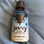 Javvy - Concentrate Cold Brew Coffee, 6 Fl Oz Cookies Cream. Fixed Price $10.00.