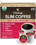 Vitacup Slim Organic Coffee Pods Diet Support With Ginseng Garcinia 16 Ct. Fixed Price $40.79.