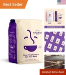 Indulge Decaf Penny Pincher's 80 Ounce Dark Roast Ground Coffee Experience. Fixed Price $110.39.