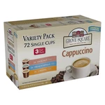Grove Square Cappuccino Pods, Variety, Single 72 Count (pack Of 1), Multi. Fixed Price $53.82.