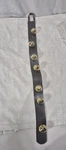 Sleigh Bells On Brown Leather Strap 7 Jingle Door Hanger 30 Inches New. Fixed Price $18.76.