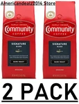 2 Pack - Community Coffee Ground Dark Roast, Signature Blend 40 (total 80 Oz). Fixed Price $59.76.