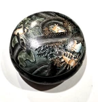 Chinese Famille Trinket Box Hand Painted, Etched, Origin Mark, Owl, Frog, Rabbit. Fixed Price $19.99.