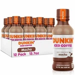 Dunkin Donuts Iced Coffee, Mocha 13.7 Fluid Ounce (pack 12). Fixed Price $45.99.