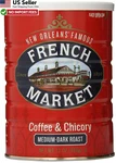 French Market Coffee Chicory Medium-dark Roast Ground 12OZ Can 1PK Usa. Fixed Price $10.88.