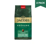 Pack 2 - Jacobs Kronung Whole Bean Coffee 17.6OZ/500G Each. Fixed Price $42.99.
