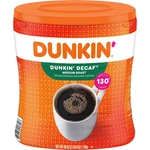 Dunkin' Decaffeinated Medium Roast Ground Coffee, 40 Oz.. Fixed Price $45.02.