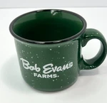 Bob Evans Farms Speckled Campfire Coffee Mug Green Ceramic 4 Wide. Fixed Price $7.99.