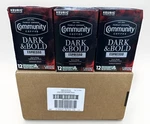 Community Coffee Dark & Bold Espresso Roast Ground 9-PACK 108 Pods 12/26. Fixed Price $40.00.