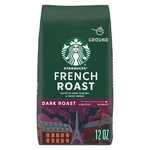 Starbucks French Roast, Ground Coffee, Dark Hot Or Iced 12 Oz. Fixed Price $11.15.