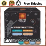 Copper Moon Variety Coffee Pods K-cup Caramel Vanilla Coconut 48 Pack. Fixed Price $25.99.