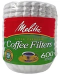 Melitta MLA631132 Super Premium Basket-style Coffee Filter White 600 Count. Fixed Price $24.24.