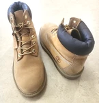 Timberland 6" Premium Waterproof Junior's Size 4 Boots Wheat Brown. Fixed Price $80.00.