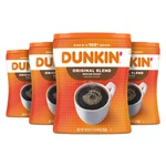 4 Pack Dunkin Original Blend Medium Roast Ground Coffee, 30 Oz Canister. Fixed Price $68.99.