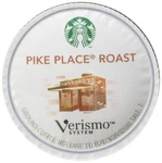 60/PACK - Starbucks Verismo Pike Place Decaf Roast Coffee Pods Bulk Packaging. Fixed Price $36.99.