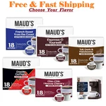Maud's Keurig Cup Coffee Pods,single SERVE,100% Arabica COFEE,18CT(PICK Flavor. Fixed Price $21.47.