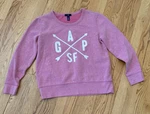 San Francisco Pink Gap Sweatshirt White Puffy Embroidered Logo Size Glam. Fixed Price $23.79.