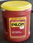 Pilon Cafe Espresso 100% Pure Family Size 36OZ Factory Sealed Tub Free Shipping. Fixed Price $26.99.