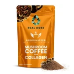 Mushroom,chaga,collagen Coffee By Real Dose, 7.4 Oz. 30 Servings, Instant. Fixed Price $25.34.