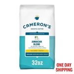 Cameron's Jamaica Blend Ground Coffee 32 Oz Bag Smooth Rich Flavor. Fixed Price $28.98.