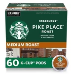 Starbucks K-cup Pods, Medium Roast Hot Or Iced Coffee, Pike Place. Fixed Price $39.93.