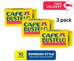 3 Pack-cafe Bustelo Ground Espresso Coffee 10OZ Brick Vacuum Packed Free Ship. Fixed Price $17.50.