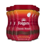 Folgers Classic Roast Instant Coffee, 12 Ounces- Pack 6. Fixed Price $71.06.