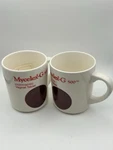 Vintage Mycelex-g Miles Pharmaceuticals Temp Changing Coffee Mug Set Two. Fixed Price $34.45.