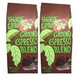 2 Packs Trader Joe's Shade Grown Espresso Ground Blend Dark Roast 14 Oz Each. Fixed Price $35.99.