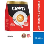 10 Packs 220 Sticks CAFE21 2IN1 Instant Coffee Mix No Sugar Added Free Shipping. Fixed Price $100.99.